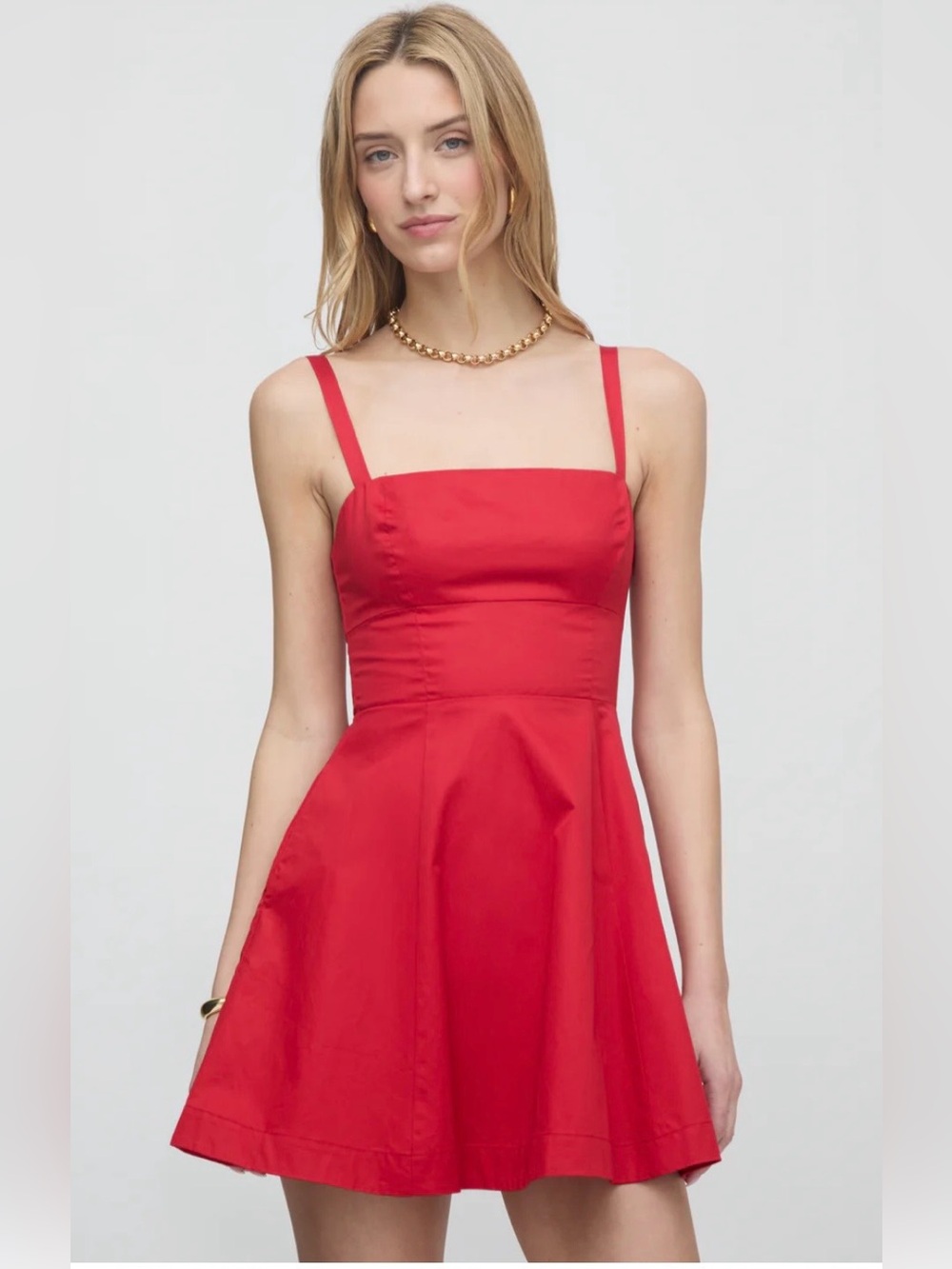 Wishes Wishes Wishes Vintage Red Fit & Flare Mini Dress Tulle Hem Size 5